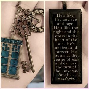 Doctor Who Necklace Set